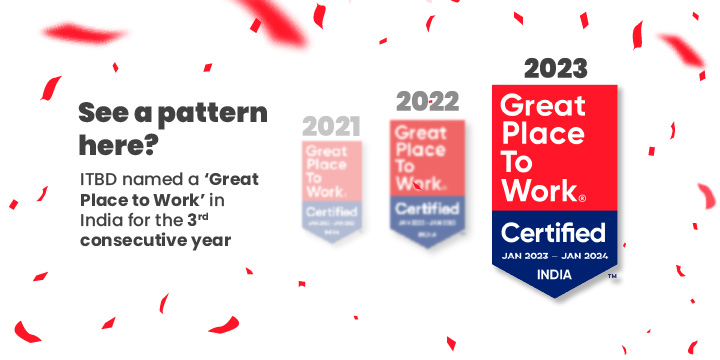 IT By Design Recognized as a “Great Place to Work” In India For Third Consecutive Year